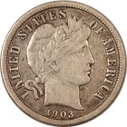 1903-O BARBER DIME - NICE HIGH GRADE CIRCULATED EXAMPLE!