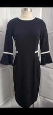 VGC Calvin Klein Size 6 Black Cocktail Dress