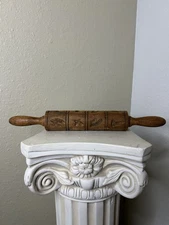 Vintage Wooden Rustic German Rolling Pin 