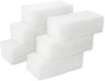 6-Pack Replacement Filter Sponge Pads, Aquarium Foam Insert Compatible with Aqua
