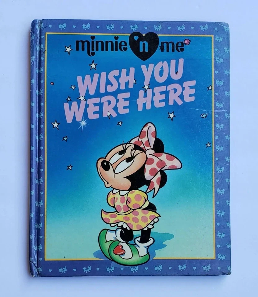 ¡RARO! Disney Minnie and Me “Wish You Were Here” Producción Original Dibujo a Lápiz Foto 2 de 4