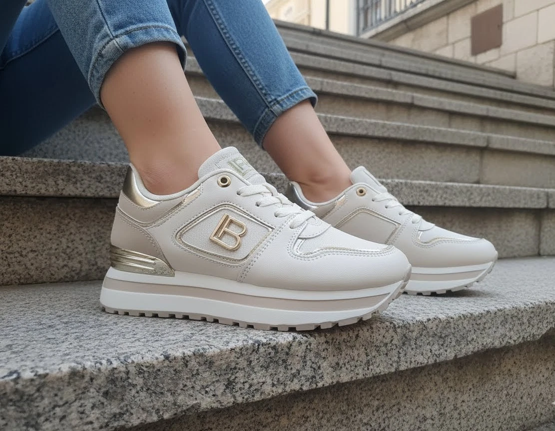 Scarpe Da Donna Scarpe Da Ginnastica Casual Con Plateau Con Zeppa Autunnale Scarpe Sportive Comode E Traspiranti Con Tacco Alto Alla Moda - Foto 9