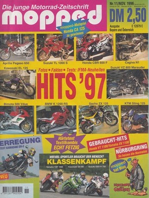   ️ mopped #11/1996 November - Kawa ER-5, Honda SLR650 + CBR1100XX, KTM 620LC4