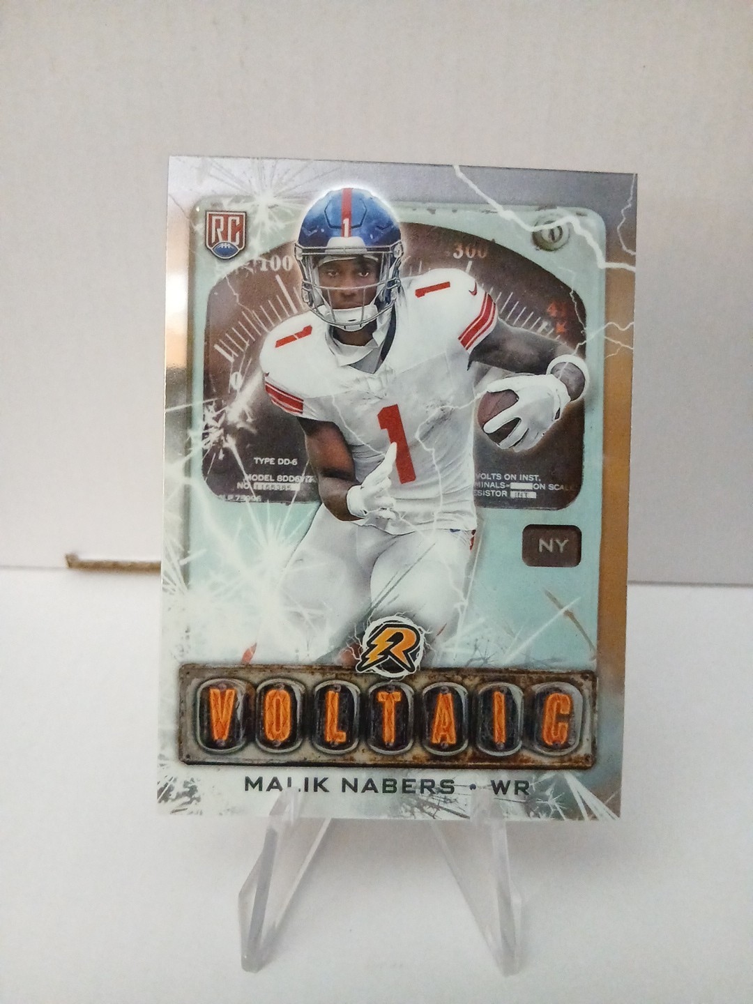 2024 Topps Resurgence - Voltaic Malik Nabers #V-6 (RC)