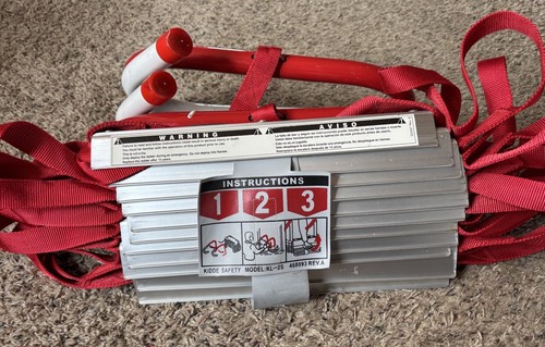 Kiddie 2 Story 13 Foot Fire Escape Ladder model KL-2S Emergency Safety VERY NICE