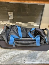 Eddie Bauer Gate 21 Rolling Hard Bottom Duffel Bag Suitcase Telescope Ski Bag