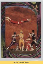 1994 Mighty Morphin Power Rangers Series 2 The Red Ranger Flying #124 READ k5i