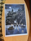 HARRY POTTER Screen Print HOGWARTS Tim Doyle RARE - DISCONTINUED OE mondo — photo 1