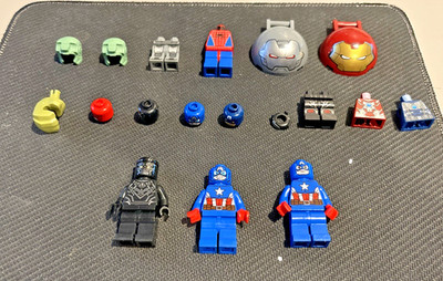 Lot of Lego Minifigures & Parts - Marvel, Legends of Chima & Star Wars