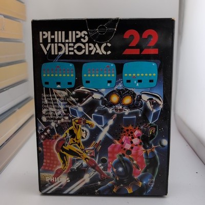 PHILIPS VIDEOPAC  N° 22 - SPACE MONSTER   - CARDBOARD BOX Rare US SELLER 