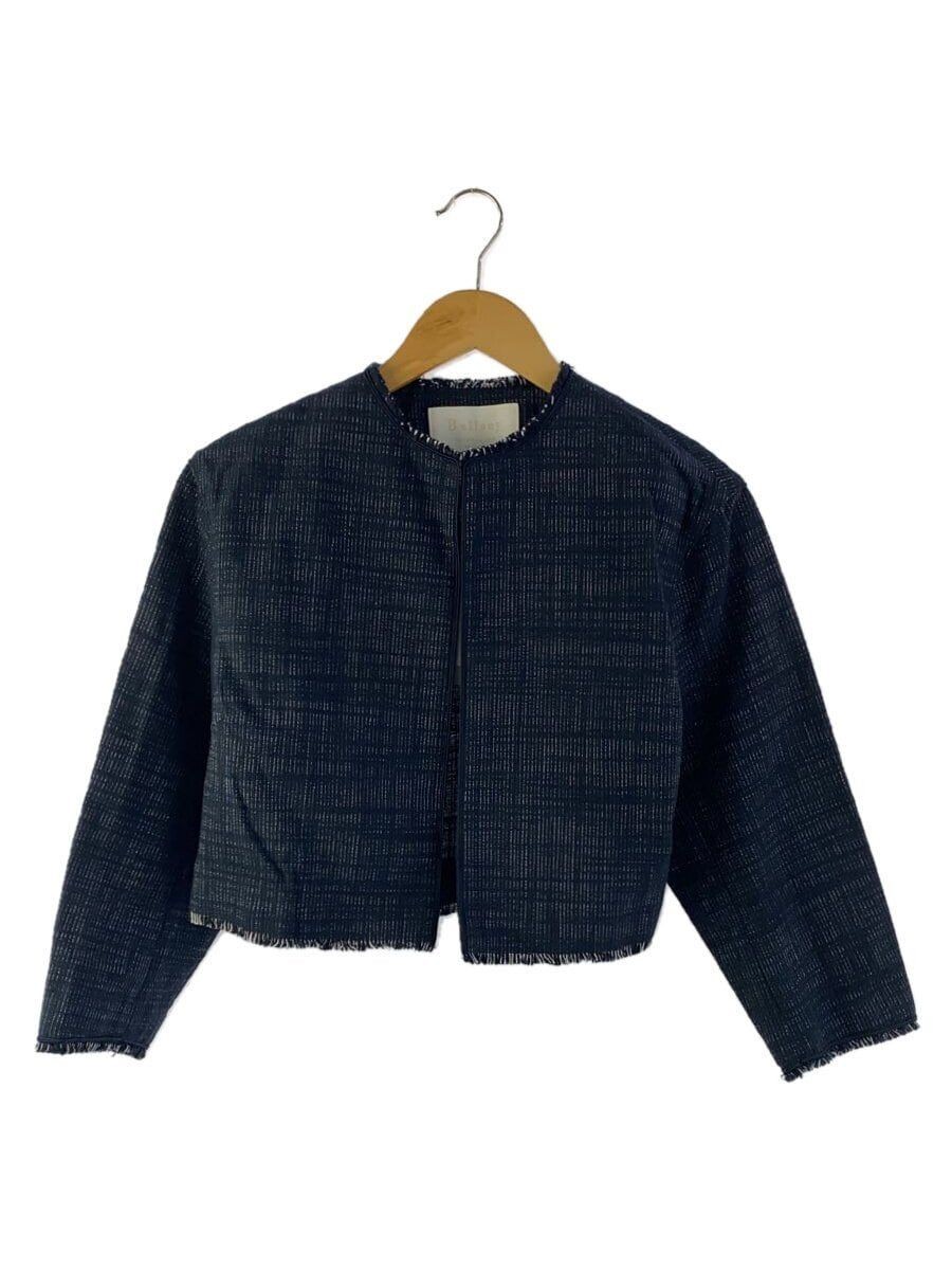 TOMORROWLAND altra giacca 36 cotone blu navy tinta unita 11 07 42 07134 usata