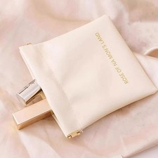 Automatic Closure Storage Bag PU Coin Purse Mini Portable Lipstick Makeup  