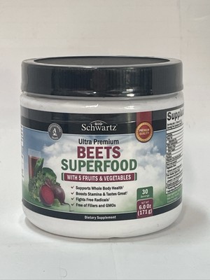 Beets Superfood Bio Schwartz Ultra Premium Supplement Exp 4/27