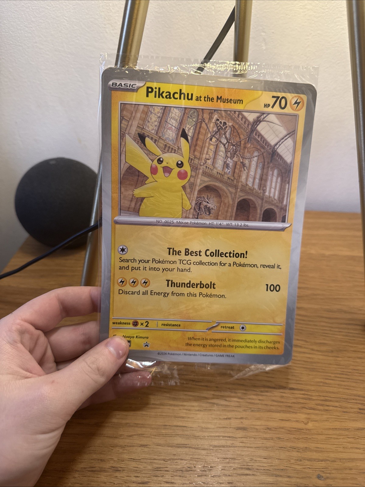 Pikachu At The Museum Pokemon Card Jumbo