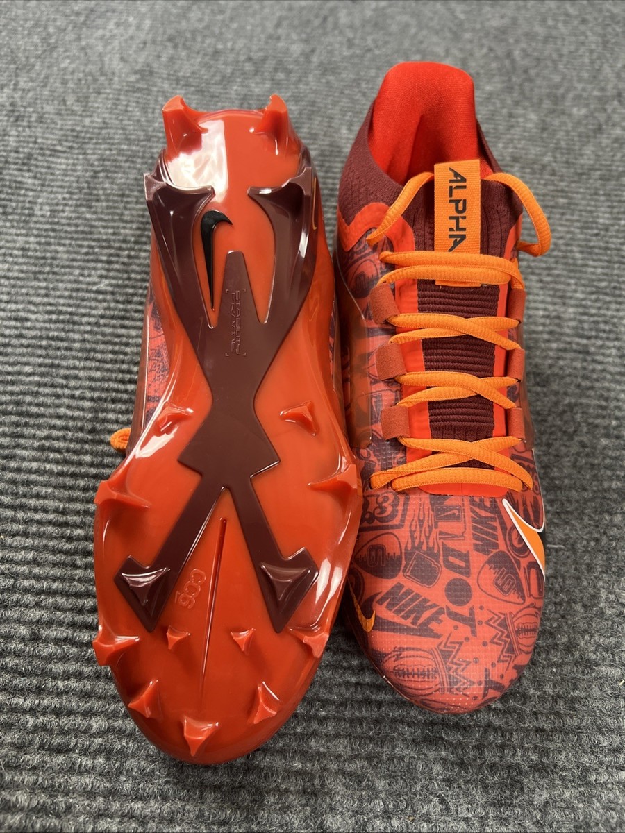 Nike Alpha Menace 4 Elite NRG Mens Red Football Cleats FQ4046-600
