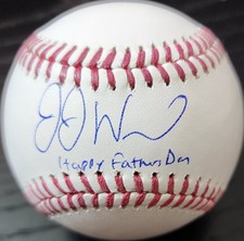 JJ Wetherholt Autographed OMLB Baseball Inscribed Happy Fathers Day PROVA COA
