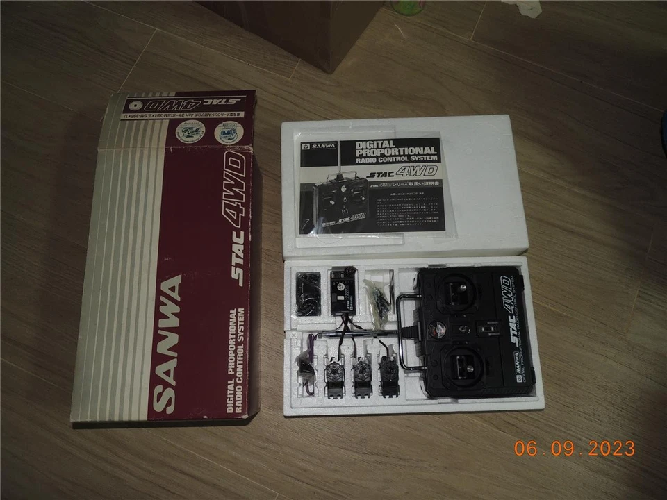 SANWA STAC R/C 4WD 4CH CONTROL SET AM 40.695MHz for tamiya Hi-LUX blazing blaze - Image 3 of 4