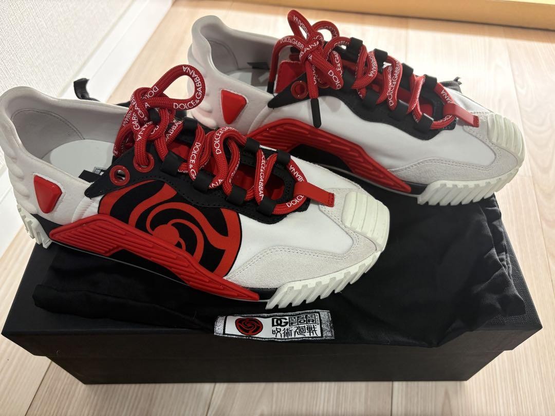 Designer Sneakers Dolce Gabbana Red White Shoes Dolce Gabbana