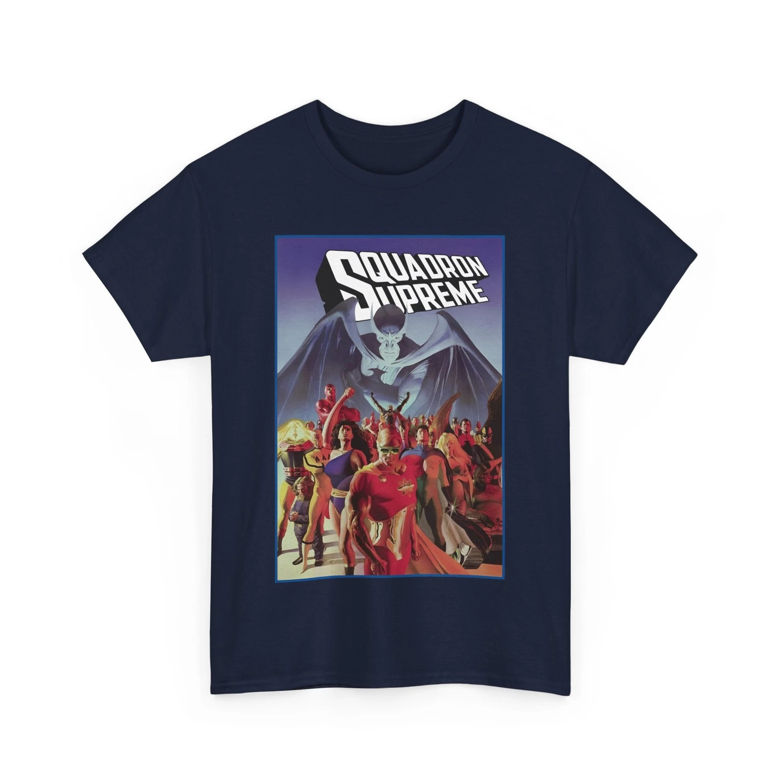 Squadron Supreme T-Shirt - Alex Ross Art - Marvel Comics - Hyperion, Nighthawk