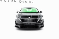 Maxton Design Frontlippe V.2 Passend FüR Skoda Superb Mk4 Schwarz Hochglanz