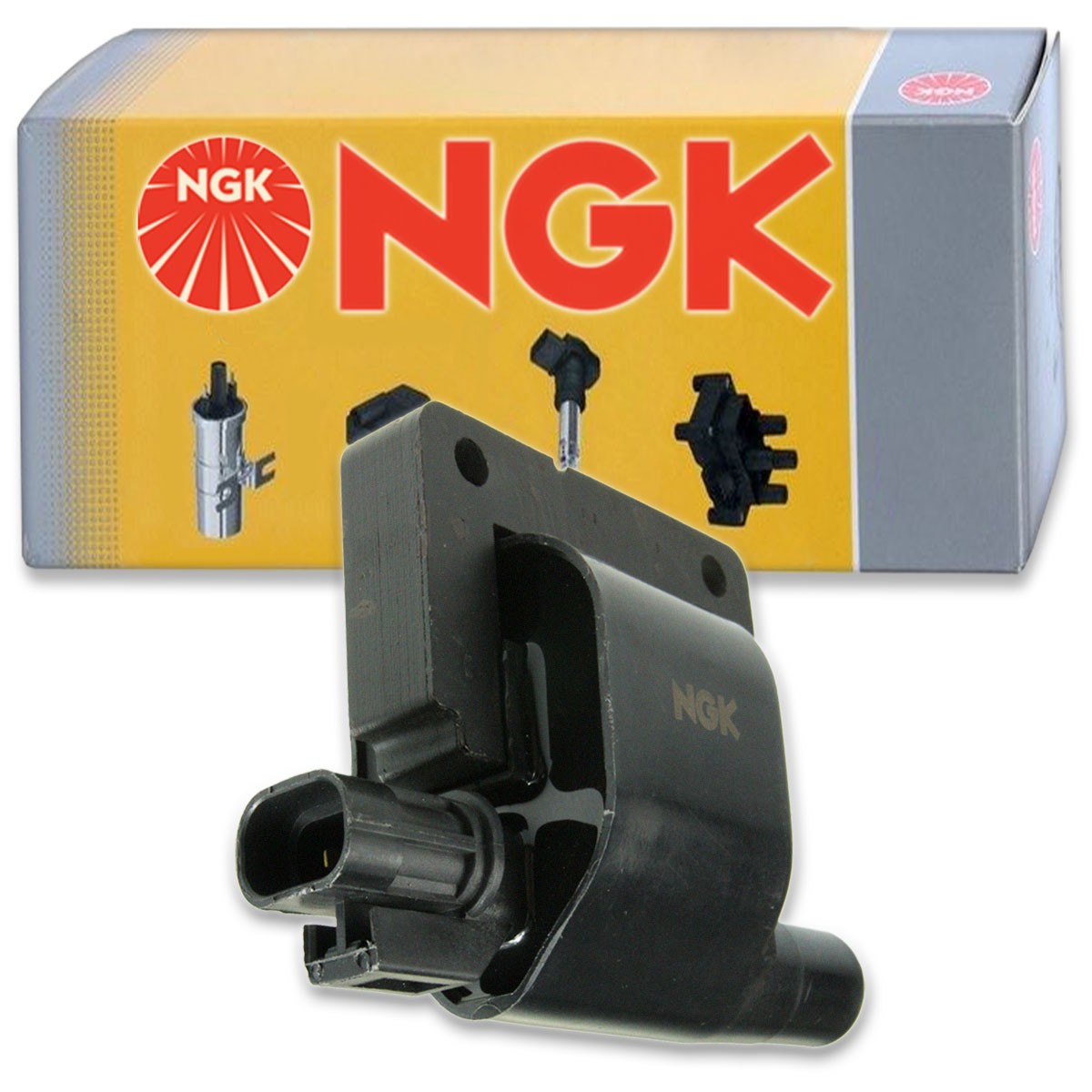 1 pc NGK Ignition Coil for 1990-1995 Nissan Axxess 2.4L L4 - Spark Plug Tune og