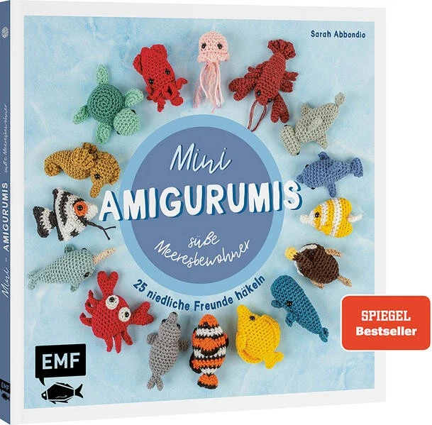 EMF Mini Amigurumis süße Meeresbewohner Buch – 25 Meerestiere häkeln