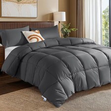 Hungary Goose Down Comforter Twin Size, 850 Fill Power All Season Duvet Insert