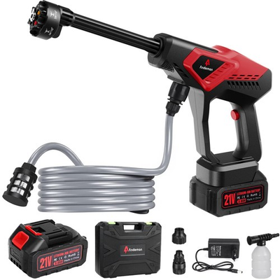 #ad Cordless Pressure Washer with 3.0Ah Battery 800 PSI 1.5 GPM Portable Pressure $100.99