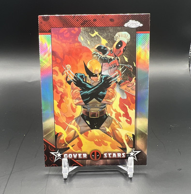 2025 Topps Deadpool Chrome Cover Stars Refractor CS-6 Deadpool #4