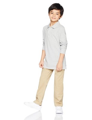 Amazon Essentials Jungen Chinohose Gerade Passform Khakibraun Größe 7