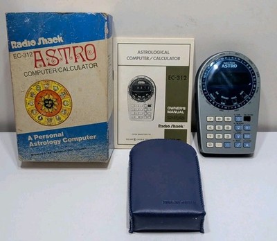  WORKS Radio Shack EC-312 ASTRO Astrological Computer Calculator 65-801 Complete