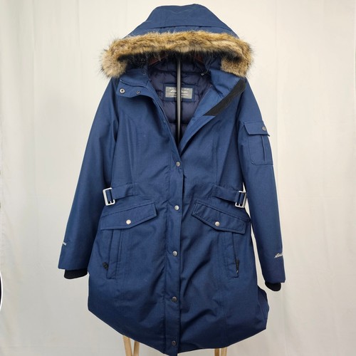 Veste De Pluie Imperméable Eddie Bauer WeatherEdge Pour Femme, Bleue, Taille M
