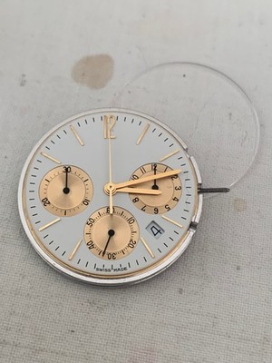Bulgari Frederic Piguet Electromechanical Chronograph 1270s 90s Glass Rod