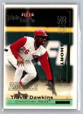 2001 Fleer Triple Crown #284 Travis Dawkins Green