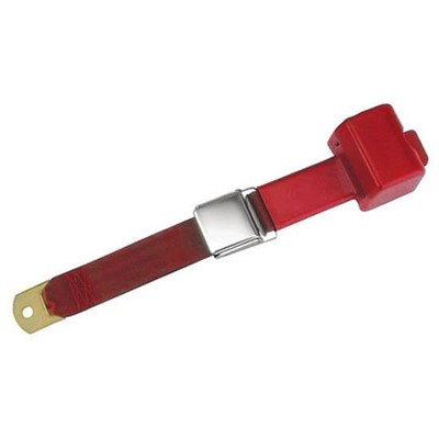 Beams Chrome Lift Latch 60-74 Inch DOT Approved Retract Seat Belt-Tan