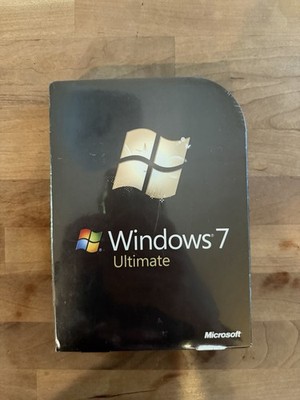 Microsoft Windows 7 Ultimate 32/64 Bit DVD -Full Retail Version -New sealed Box