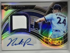 Nate Pearson 2021 Panini Select Rookie Jersey Auto RJA-NP Holo Prizm 166/199 RC