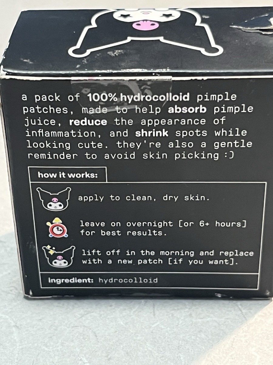 Hello Kitty Starface Kuromi Compact With 32 Hydrocolloid Patches