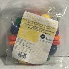 Discovery Toys Ring Around Rattle Teether  Multiple Shapes Textures Colors NEW