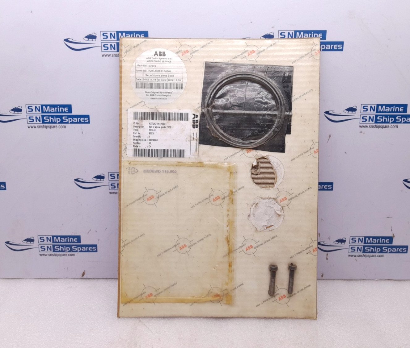 ABB Turbo System 97076 Set Of Spare Parts ZS02 HZTL431961R001