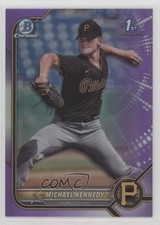 2022 Bowman Draft Chrome Purple Refractor 4/250 Michael Kennedy #BDC-176 10yf