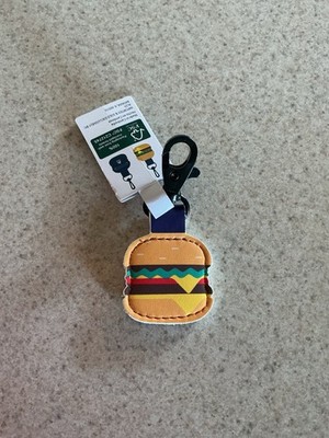 ALDI Gear  Quarter Holder Keeper Keychain CHEESEBURGER