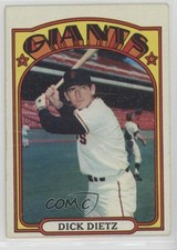 1972 Topps Dick Dietz #295 10q4