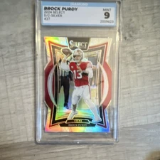 Panini 2024 Select Brock Purdy #37 DVC-Silver Concourse Diamond Mint 9 49ers