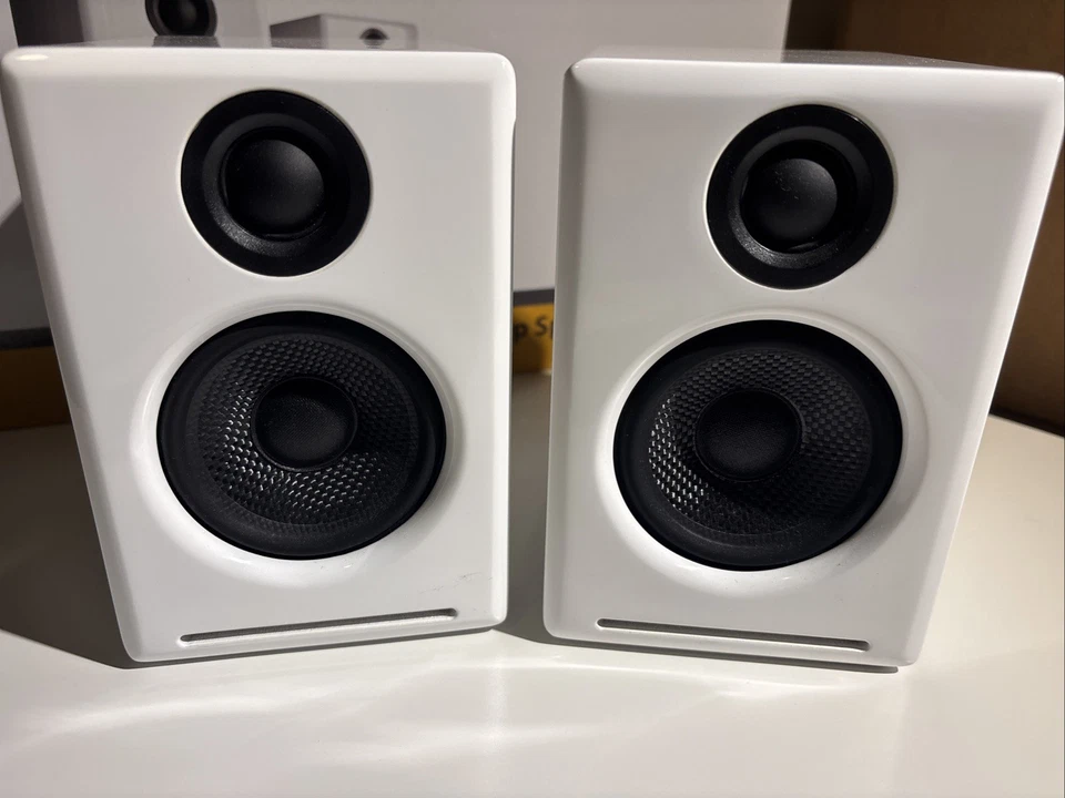 Audioengine 2+ Premium Powered Desktop Speakers - White - Image 2 of 4