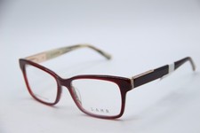 NEW L.A.M.B. LAMB LA060 BURGUNDY BROWN AUTHENTIC DESIGNER EYEGLASSES 53-16