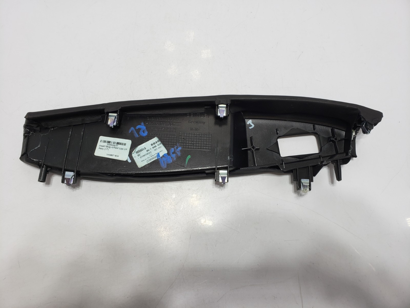 ✅ 12-18 OEM Bentley Continental GT Rear Left Driver Armrest Door Leather Trim