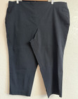 Style & Co Women’s Plus Flat Front Pants Solid Black Size 22W — photo 1