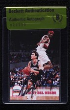 BAS 1993-94 NBA Hoops Vinny Del Negro #403 Authentic Auto ow6