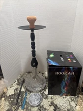 GIZA Arabic Traditional & Modern Hookah set (Shisha sets), Heavy Crystal/Glass.